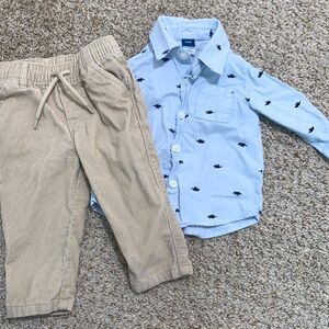 Pants and Collared Shirt EUC